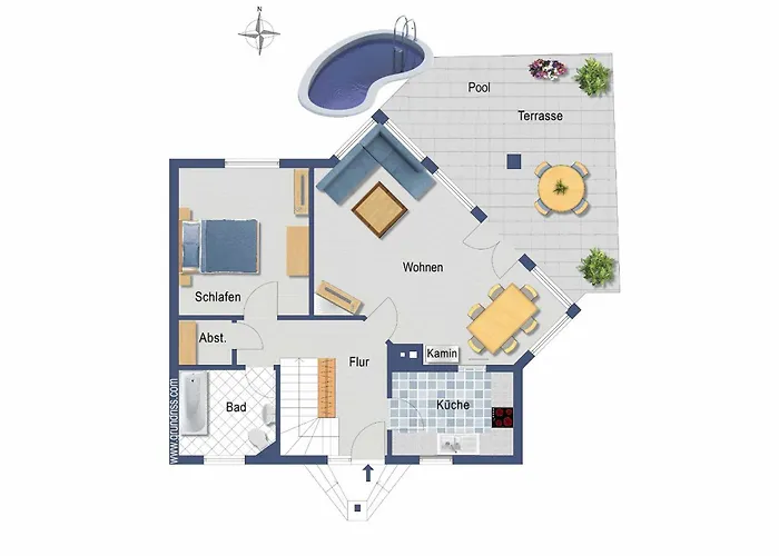 Ferienhaus Elbharmonie - Hunde Willkommen, Garten Vollstaendig Umzaeunt, Pool, Kamin Und Spielzimmer - Super Fuer Familientreffen